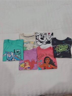 Bundle of 6 Disney 4t Shirts